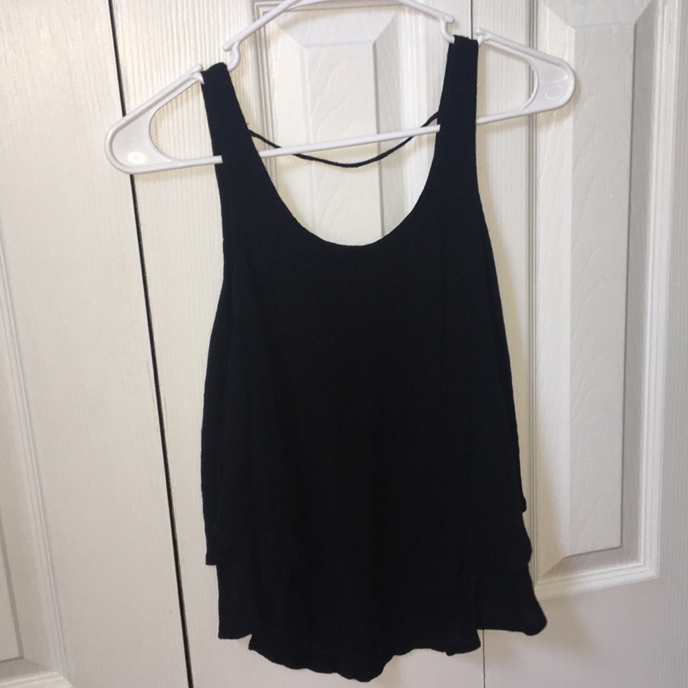 black tank top
